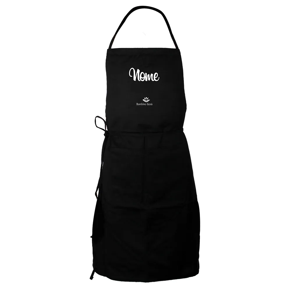 Lattina XL con Grembiule Nero con ricamo donatore e logo Bambino Gesù in imballo singolo